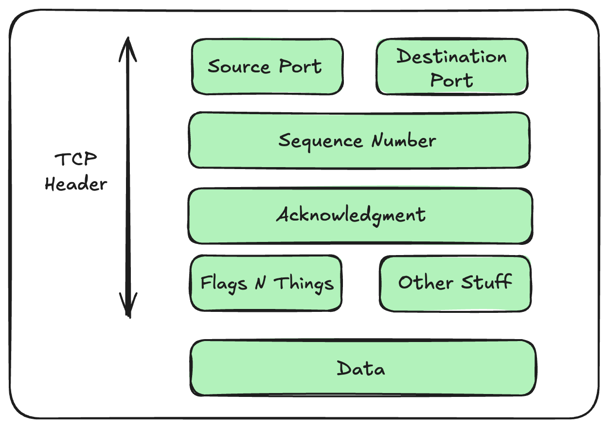 strcuture of a TCP segement